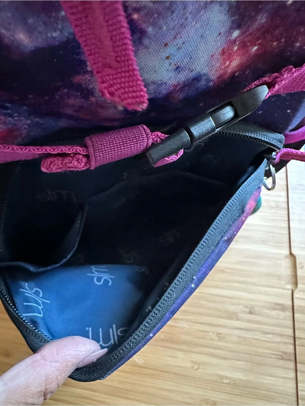 Kids Galaxy Backpack with Pink Accents